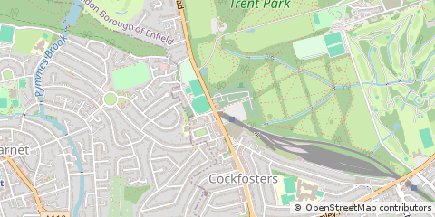 Map of Barnet
