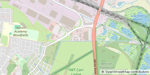 Map of Doncaster, South Yorkshire