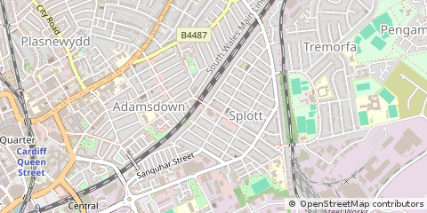 Map of Cardiff