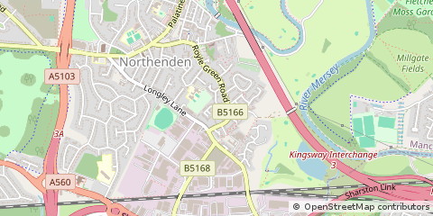 Map of Manchester