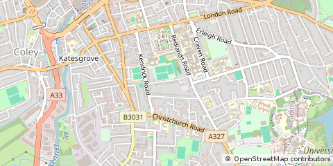 Map of Reading, Berkshire