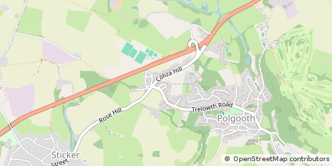 Map of ST Austell, Cornwall