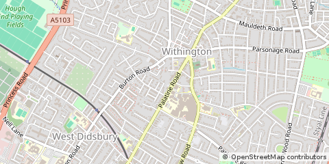 Map of Manchester