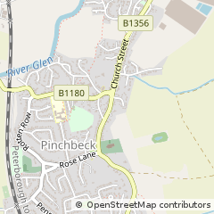 Map of Spalding, Lincs