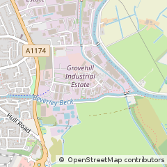 Map of Beverley, East Yorkshire