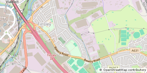 Map of Sheffield