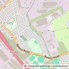 Map of Sheffield