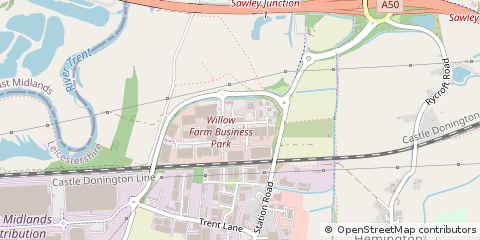 Map of Derby