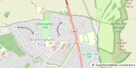 Map of Luton