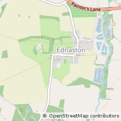 Map of Ednaston, Derbyshire