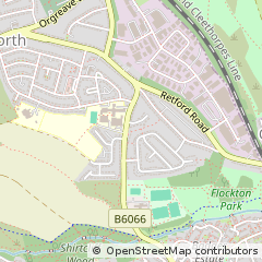 Map of Sheffield