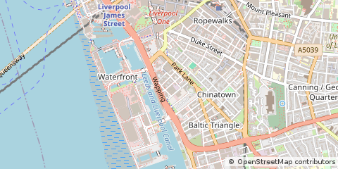 Map of Liverpool