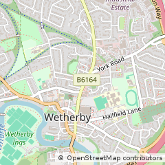 Map of Wetherby, West Yorkshire