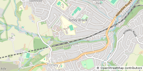 Map of Sheffield