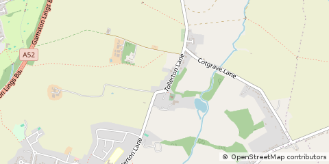 Map of Nottingham, Nottinghamshire