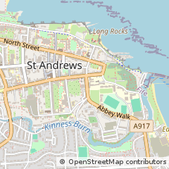 Map of ST. Andrews, Fife