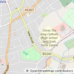 Map of Southport, Merseyside