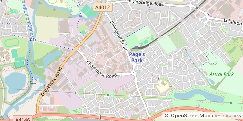 Map of Leighton Buzzard, Bedfordshire