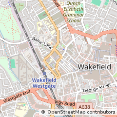 Map of West Yorkshire