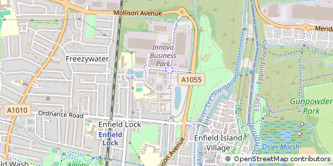 Map of Enfield