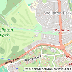 Map of Nottingham, Nottinghamshire