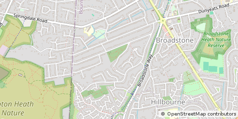 Map of Broadstone
