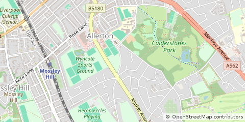 Map of Liverpool, Merseyside