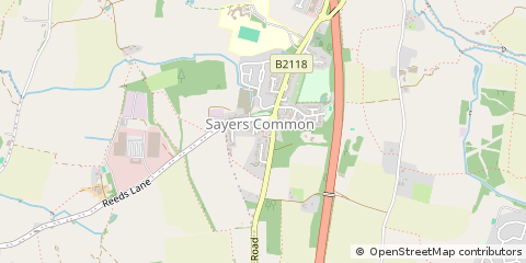 Map of Hassocks, West Sussex