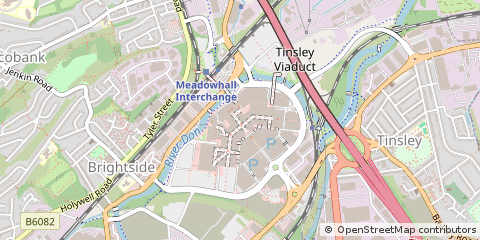 Map of Sheffield