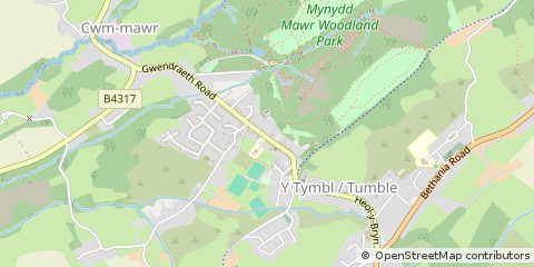 Map of Llanelli