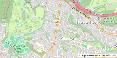 Map of Southampton, Wiltshire