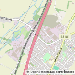 Map of Cullompton, Devon