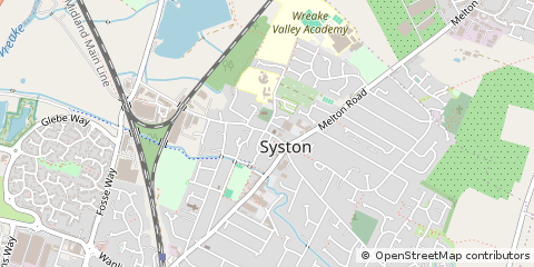 Map of Leicester
