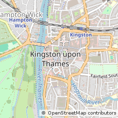 Map of Kingston Upon Thames