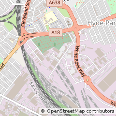 Map of Doncaster, South Yorkshire