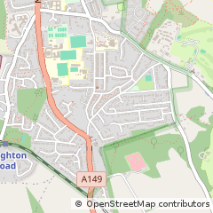 Map of Cromer, Norfolk
