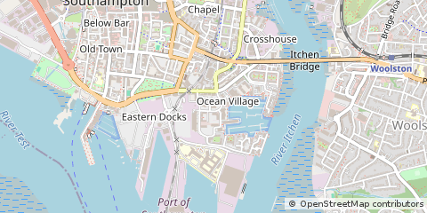 Map of Southampton