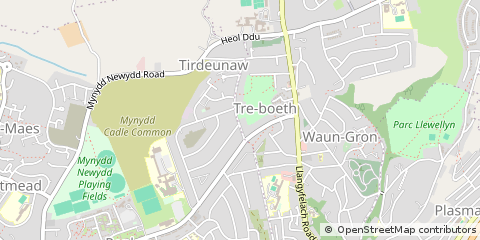 Map of Swansea