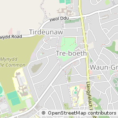 Map of Swansea