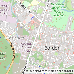 Map of Bordon