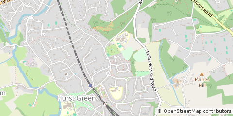 Map of Surrey