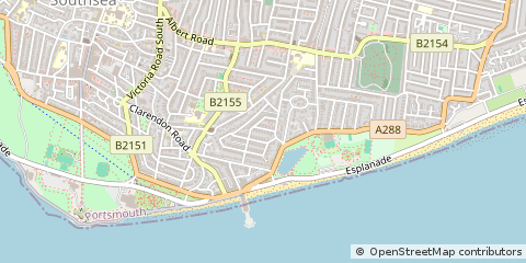 Map of Southsea