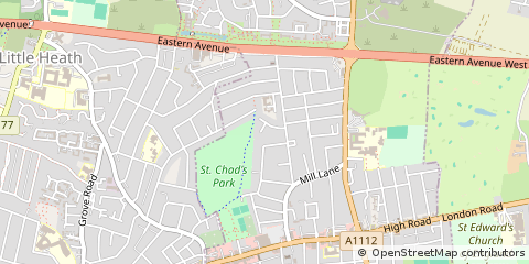 Map of Romford