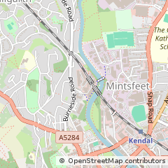 Map of Kendal, Cumbria