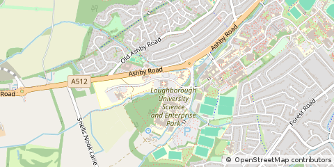 Map of Loughborough
