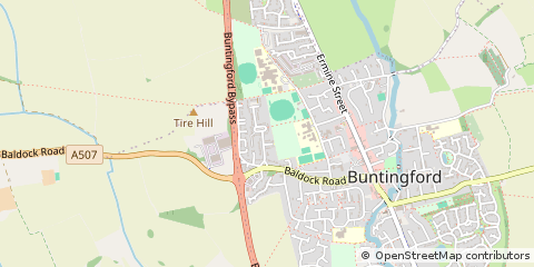 Map of Buntingford