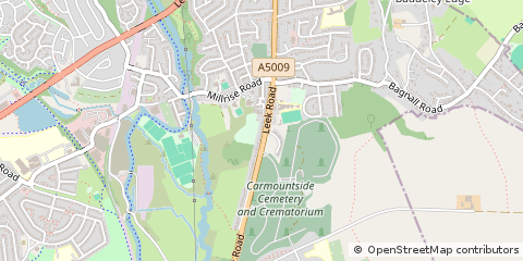 Map of Stoke-on-Trent