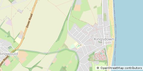 Map of Deal, Kent