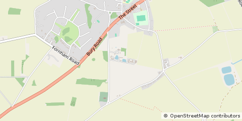 Map of Bury ST. Edmunds, Berkshire