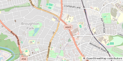 Map of Salford